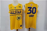 Warriors 30 Stephen Curry Yellow 2021 NBA All-Star Jordan Brand Swingman Jersey,baseball caps,new era cap wholesale,wholesale hats